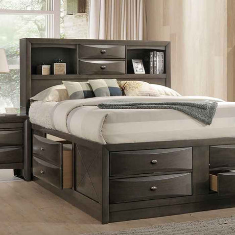 Zosimo Gray 5-Piece Queen Bedroom Set by Furniture of America at Eve Furniture