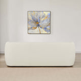 Anna French Ivory Boucle Sofa by Ashcroft Imports at Eve Furniture