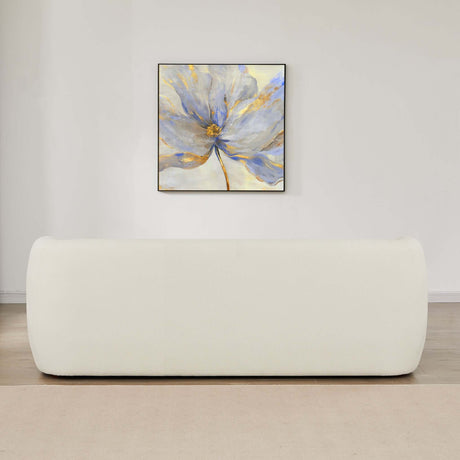 Anna French Ivory Boucle Sofa by Ashcroft Imports at Eve Furniture