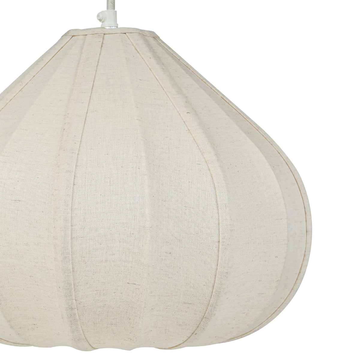 Zubeda Cotton Teardrop Pendant Lamp by TOV Furniture at Eve Furniture