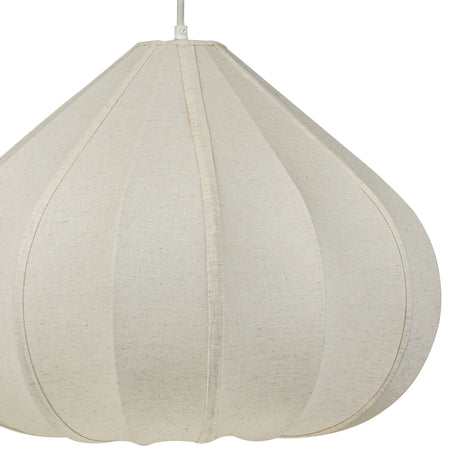 Zubeda Cotton Teardrop Pendant Lamp by TOV Furniture at Eve Furniture
