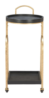 Zukei Black Bar Cart by Zuomod at Eve Furniture