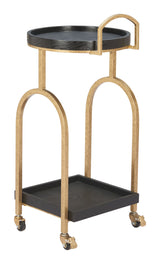 Zukei Black Bar Cart by Zuomod at Eve Furniture