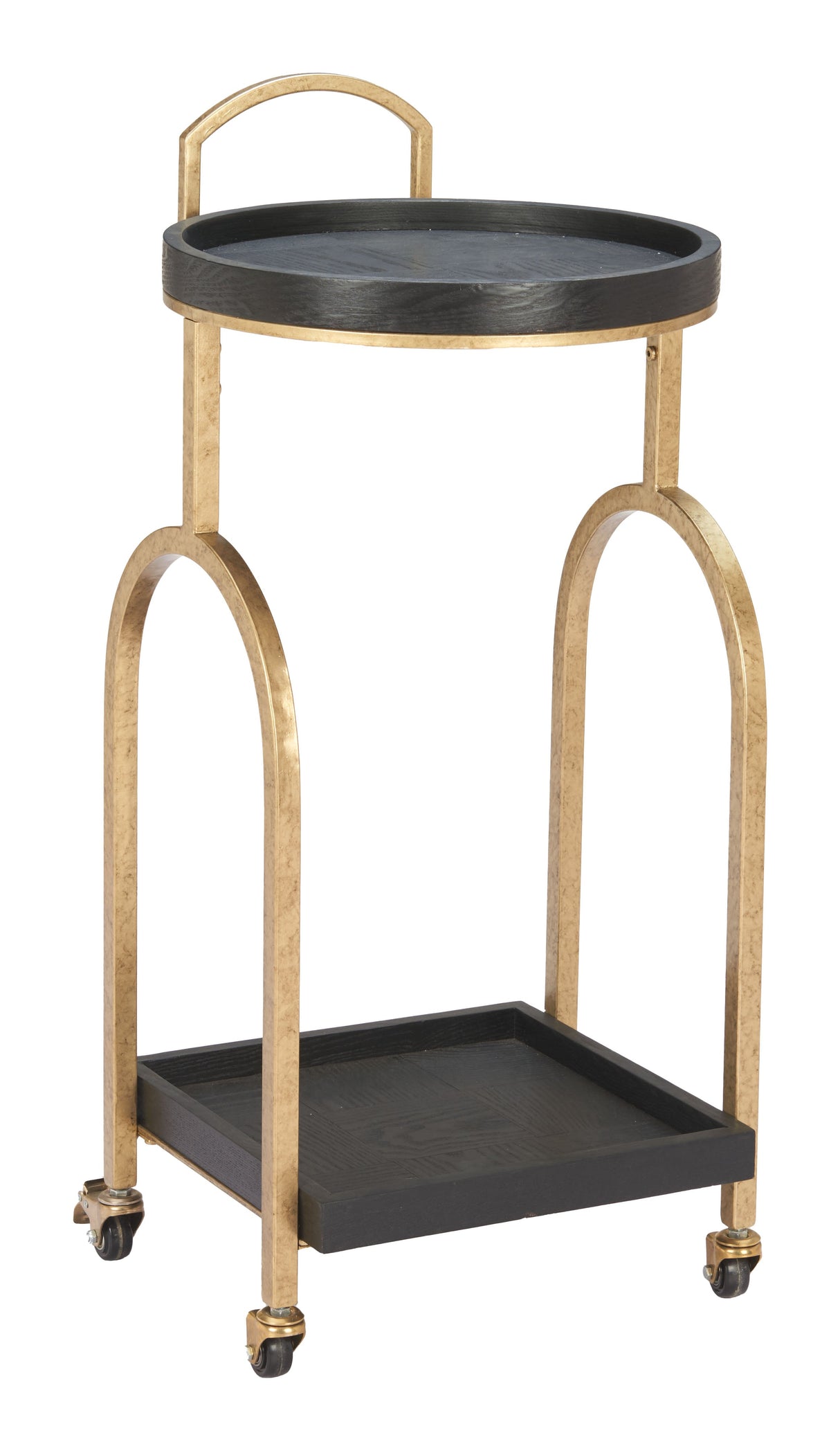 Zukei Black Bar Cart by Zuomod at Eve Furniture