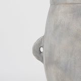 Zuma 27.2L x 18.1W x 24.4H Light Gray Ceramic Floor Vase by Mercana at Eve Furniture