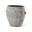 Zuma 27.2L x 18.1W x 24.4H Light Gray Ceramic Floor Vase by Mercana at Eve Furniture