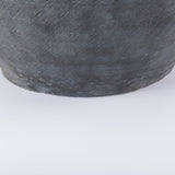 Zuma 27.2L x 20.5W x 31.9H Dark Gray Ceramic Floor Vase by Mercana at Eve Furniture