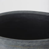 Zuma Dark Gray Ceramic Floor Vase by Mercana at Eve Furniture