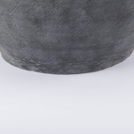 Zuma Dark Gray Ceramic Floor Vase by Mercana at Eve Furniture