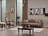 Zumrut Chair Light Brown by Furnia at Eve Furniture