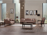 Zumrut Chair Light Brown by Furnia at Eve Furniture