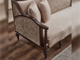 Zumrut Lux 3-pieces (Sofa & Loveseat & Chair) Livingroom Set in Beige by Furnia at Eve Furniture