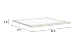 Zuo Light Gray Adjustable Shelf by Zuomod at Eve Furniture