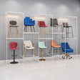 Zuo Light Gray Chair Display by Zuomod at Eve Furniture