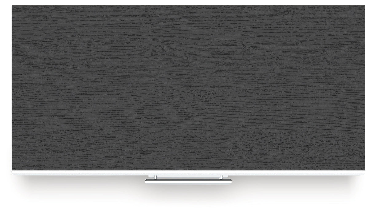 Zuraleus Black Chest of Drawers by Ashley at Eve Furniture