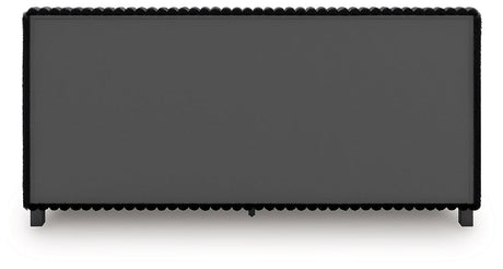 Zuraleus Black King Upholstered Bed by Ashley at Eve Furniture