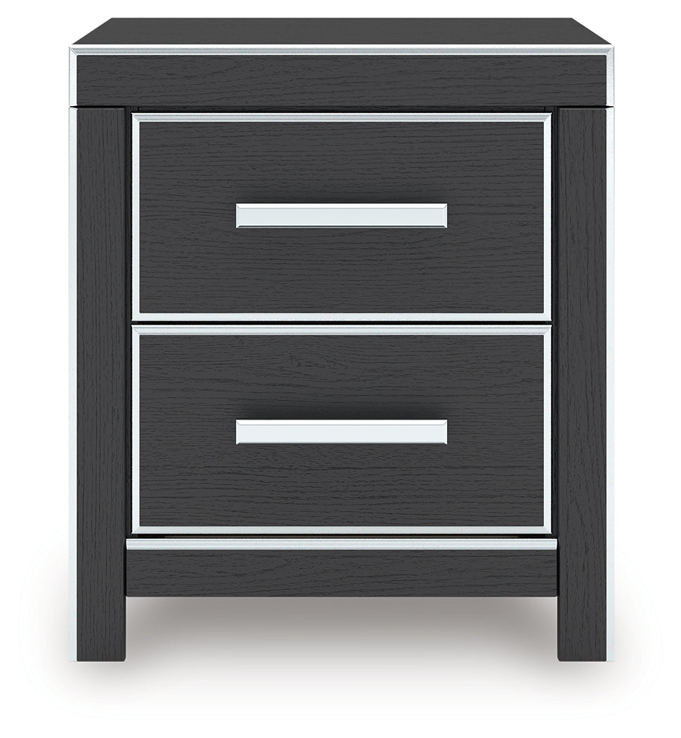 Zuraleus Black Nightstand by Ashley at Eve Furniture