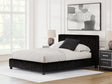 Zuraleus Black Queen Upholstered Bed by Ashley at Eve Furniture