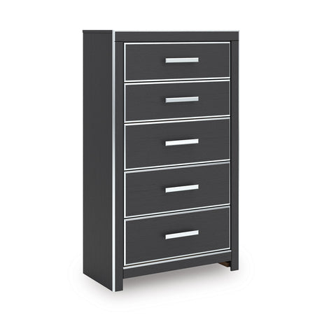 Zuraleus Black Upholstered Panel Bedroom Set by Ashley at Eve Furniture