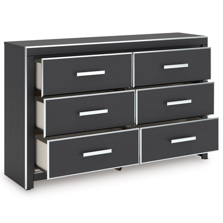 Zuraleus Black Upholstered Panel Bedroom Set by Ashley at Eve Furniture