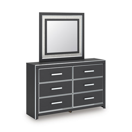 Zuraleus Black Upholstered Panel Bedroom Set by Ashley at Eve Furniture