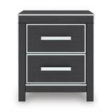 Zuraleus Black Upholstered Platform Bedroom Set by Ashley at Eve Furniture