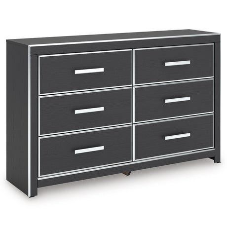 Zuraleus Black Upholstered Platform Bedroom Set by Ashley at Eve Furniture