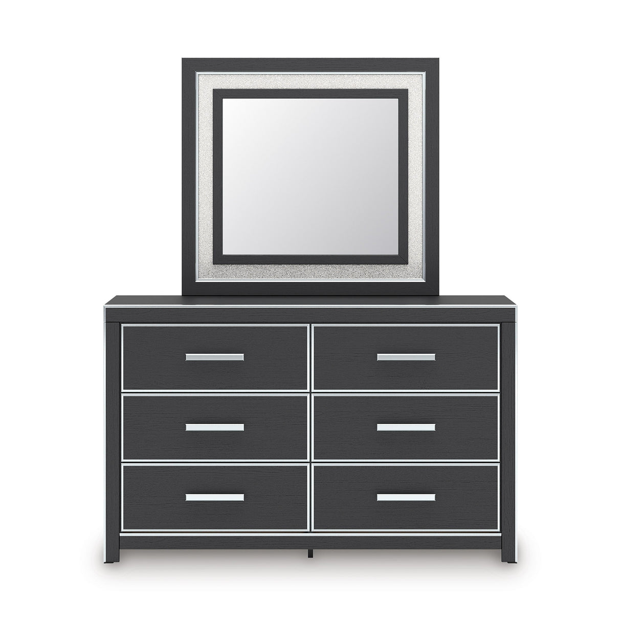 Zuraleus Black Upholstered Platform Bedroom Set by Ashley at Eve Furniture