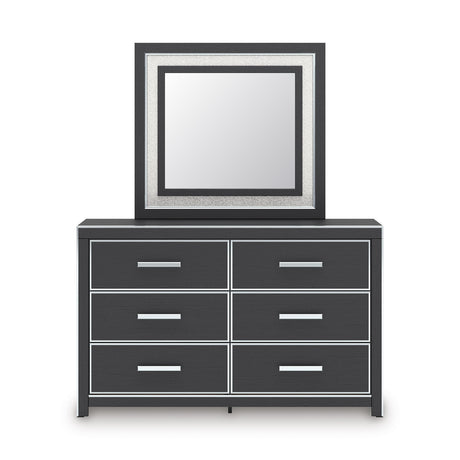 Zuraleus Black Upholstered Platform Bedroom Set by Ashley at Eve Furniture