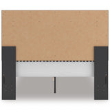 Zuraleus Black Upholstered Platform Bedroom Set by Ashley at Eve Furniture