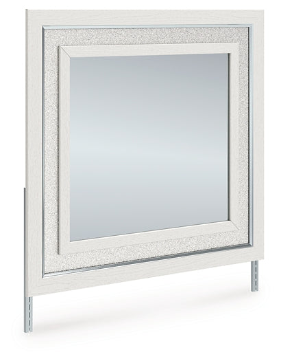 Zuraleus White Bedroom Mirror by Ashley at Eve Furniture
