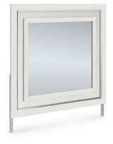 Zuraleus White Bedroom Mirror by Ashley at Eve Furniture