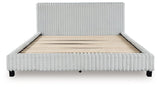 Zuraleus White California King Upholstered Bed by Ashley at Eve Furniture