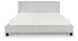 Zuraleus White California King Upholstered Bed by Ashley at Eve Furniture