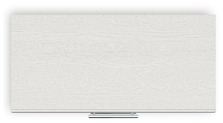 Zuraleus White Five Drawer Chest by Ashley at Eve Furniture