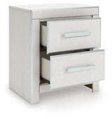 Zuraleus White Nightstand by Ashley at Eve Furniture
