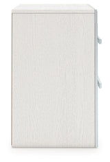 Zuraleus White Nightstand by Ashley at Eve Furniture