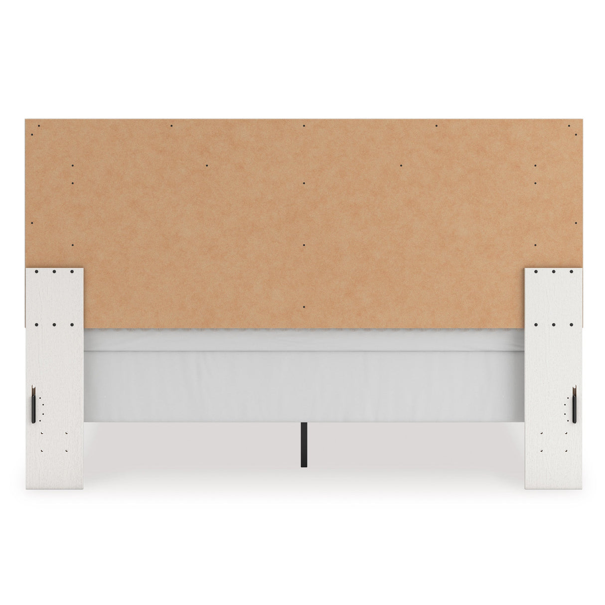 Zuraleus White Upholstered Panel Bedroom Set by Ashley at Eve Furniture