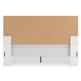 Zuraleus White Upholstered Panel Bedroom Set by Ashley at Eve Furniture