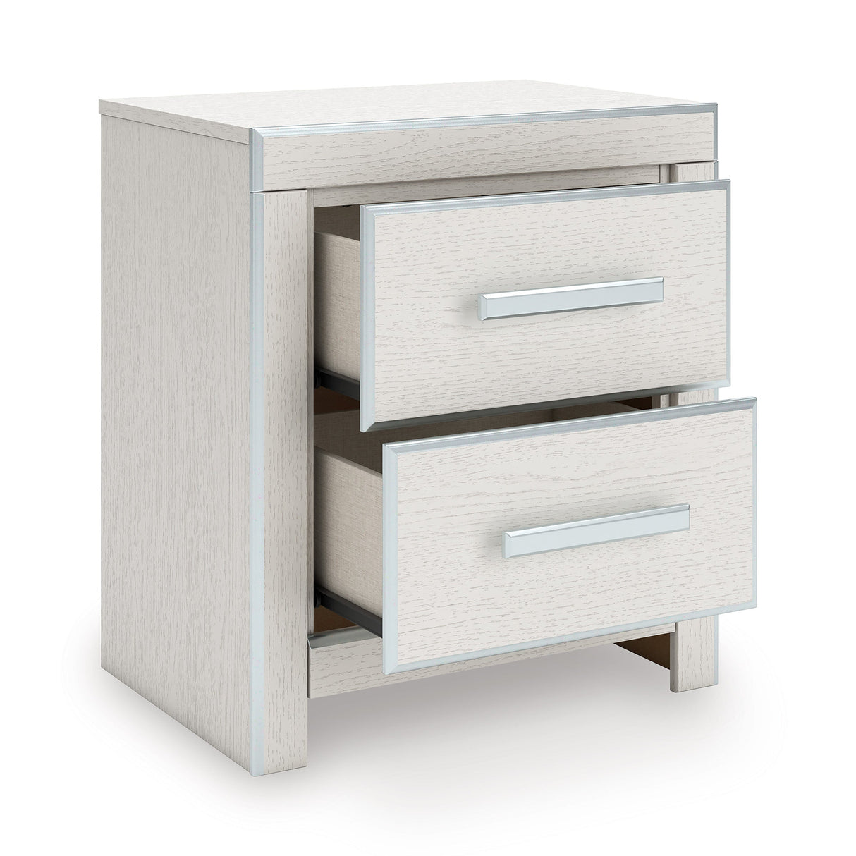Zuraleus White Upholstered Platform Bedroom Set by Ashley at Eve Furniture