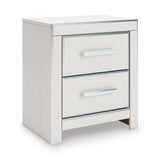 Zuraleus White Upholstered Platform Bedroom Set by Ashley at Eve Furniture