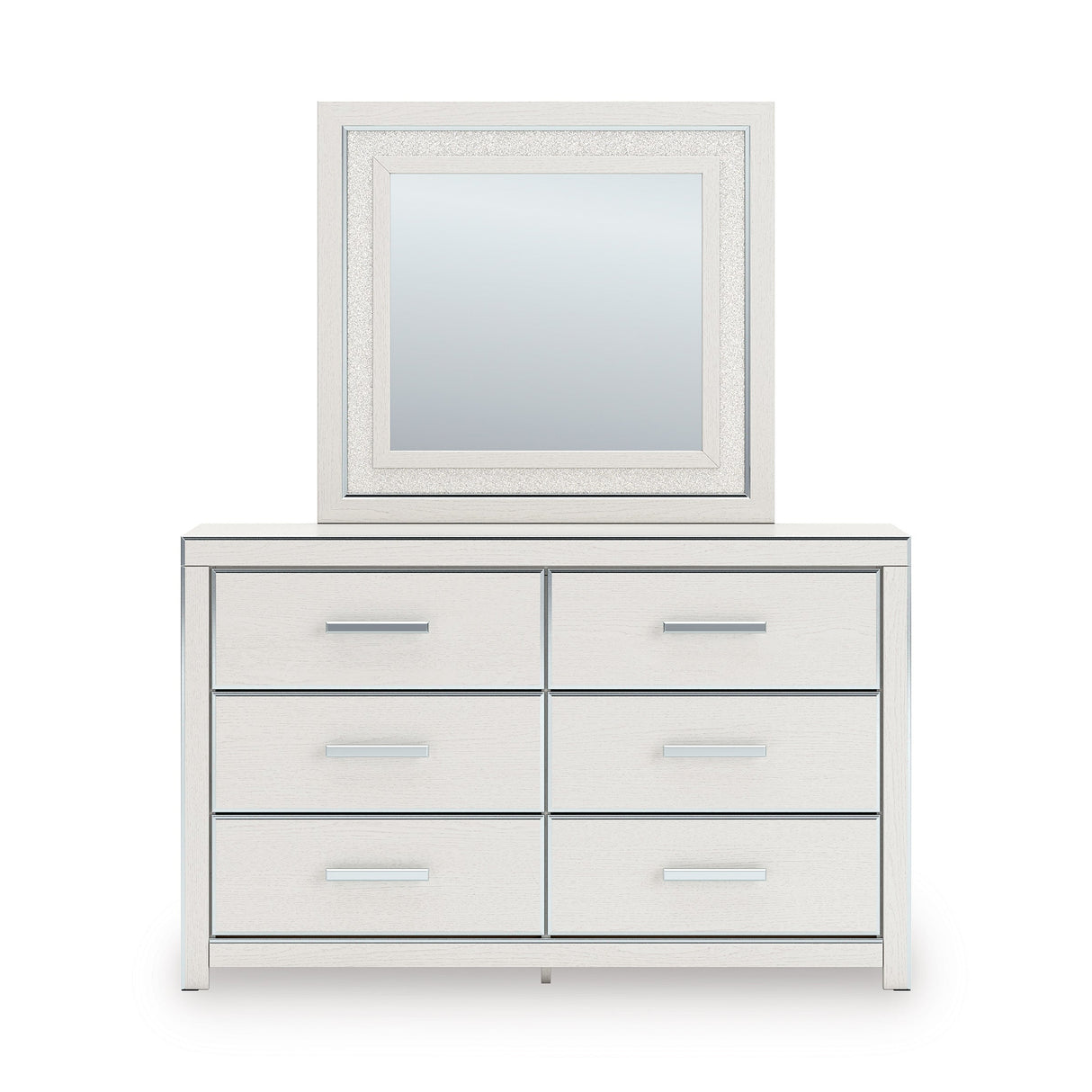Zuraleus White Upholstered Platform Bedroom Set by Ashley at Eve Furniture