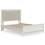 Zuraleus White Upholstered Platform Bedroom Set by Ashley at Eve Furniture