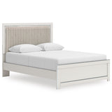 Zuraleus White Upholstered Platform Bedroom Set by Ashley at Eve Furniture