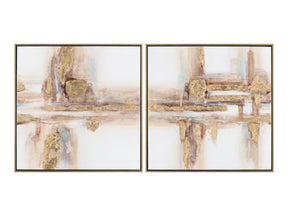 Zuri Gold Canvas by Crestview at Eve Furniture