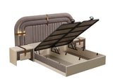 Zurich Bed Frame With Headboard by Furnia at Eve Furniture