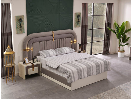 Zurich Bed Frame With Headboard by Furnia at Eve Furniture