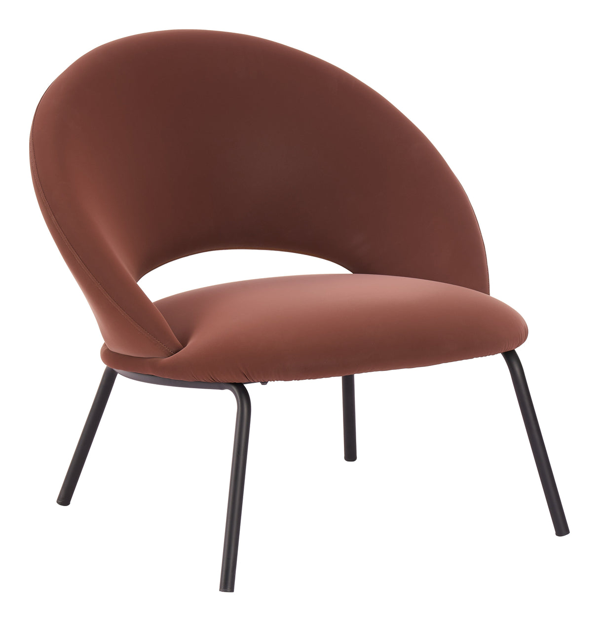 Zurich Brown Accent Chair by Zuomod at Eve Furniture