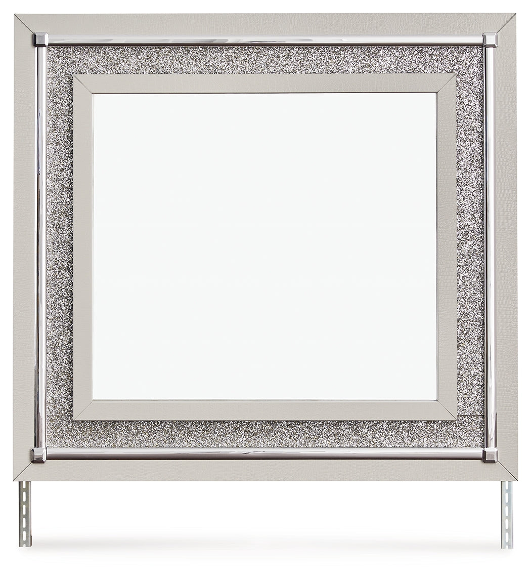 Zyniden Silver Bedroom Mirror