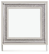 Zyniden Silver Bedroom Mirror